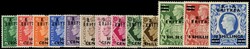 B.O.I.C. ERITREA 1950 SGE13/25 Mint unmounted B. A. ERITREA set of 13 ...