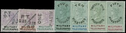 1560040: Ägypten Britische Postämter - Telegrafenmarken
