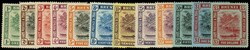 1908-22 set of 12 to $5, large part o.g. to o.g. A couple of minor ...
