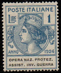 Regno 1924 enti parastatali OPERA NAZ. PROTEZ. ASSIST. INV. GUERRA, i ...