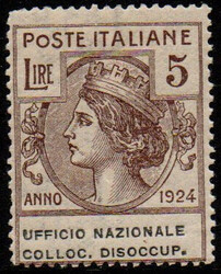 Regno 1924 enti parastatali UFFICIO NAZIONALE COLLOC. DISOCCUP. , ...