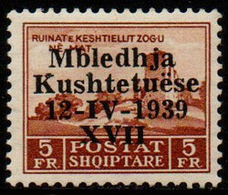 Albania 1935 Assemblea Costituente, 11 valori (N° 1/11 - cat. € ...