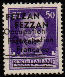 Fezzan Occupazione Francese 1943 francobollo della serie Imperiale ...