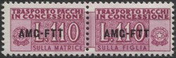 Trieste A 1953 pacchi in concessione, 4 valori (N° PC 1/4 cat. € ...