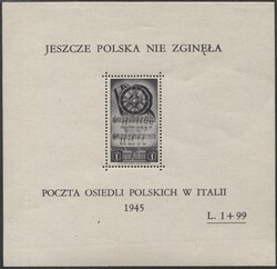 Corpo Polacco 1946 foglietti Soccorso di Guerra (N° BF 2/4 - cat. ...