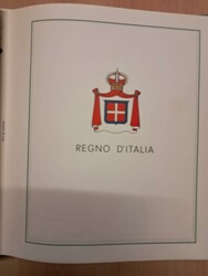 MATERIALE FILATELICO - REGNO D'ITALIA - Fogli Marini King a taschine ...