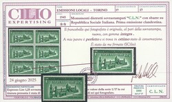 TORINO - Espresso 1,25 lire sovr. n. 17 (cert. Cilio).