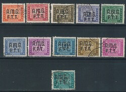 Segnatasse sovr. su 2 righe, serie cpl. n. 5/15. (1000)