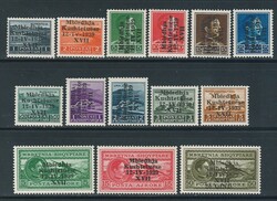 Assemblea Costituente, serie cpl. sovrastampata n. 1/11 + P.A. n. 1/3 ...