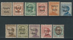 Sovrastampati, serie cpl. n. 19/29. (1750)