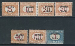 Segnatasse sovr., serie cpl. n. 1/7. (4000)