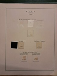 MATERIALE FILATELICO - REGNO 1862/1942 - Fogli Marini King a taschine ...