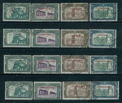 Milizia III, Giro n. 17. Annulli leggeri, centrali o meno. (4400)