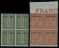 1 e 2 c. n. 1/2 in fresche quartine, ben dentellate