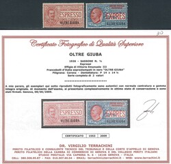 Espressi sovr., serie cpl. n. 1/2. (500)