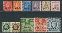 M.E.F. - Sovrastampati, serie cpl. n. 6/16. (375)