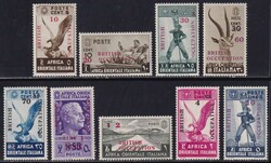 AFRICA ORIENTALE - Sovrastampati "British Occupation", serie cpl. n. ...