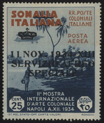 3580: Italian Somaliland - Official stamps