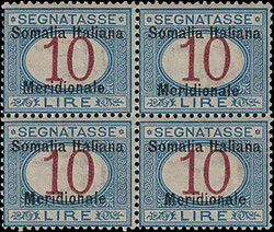 3580: Italian Somaliland - Postage due stamps