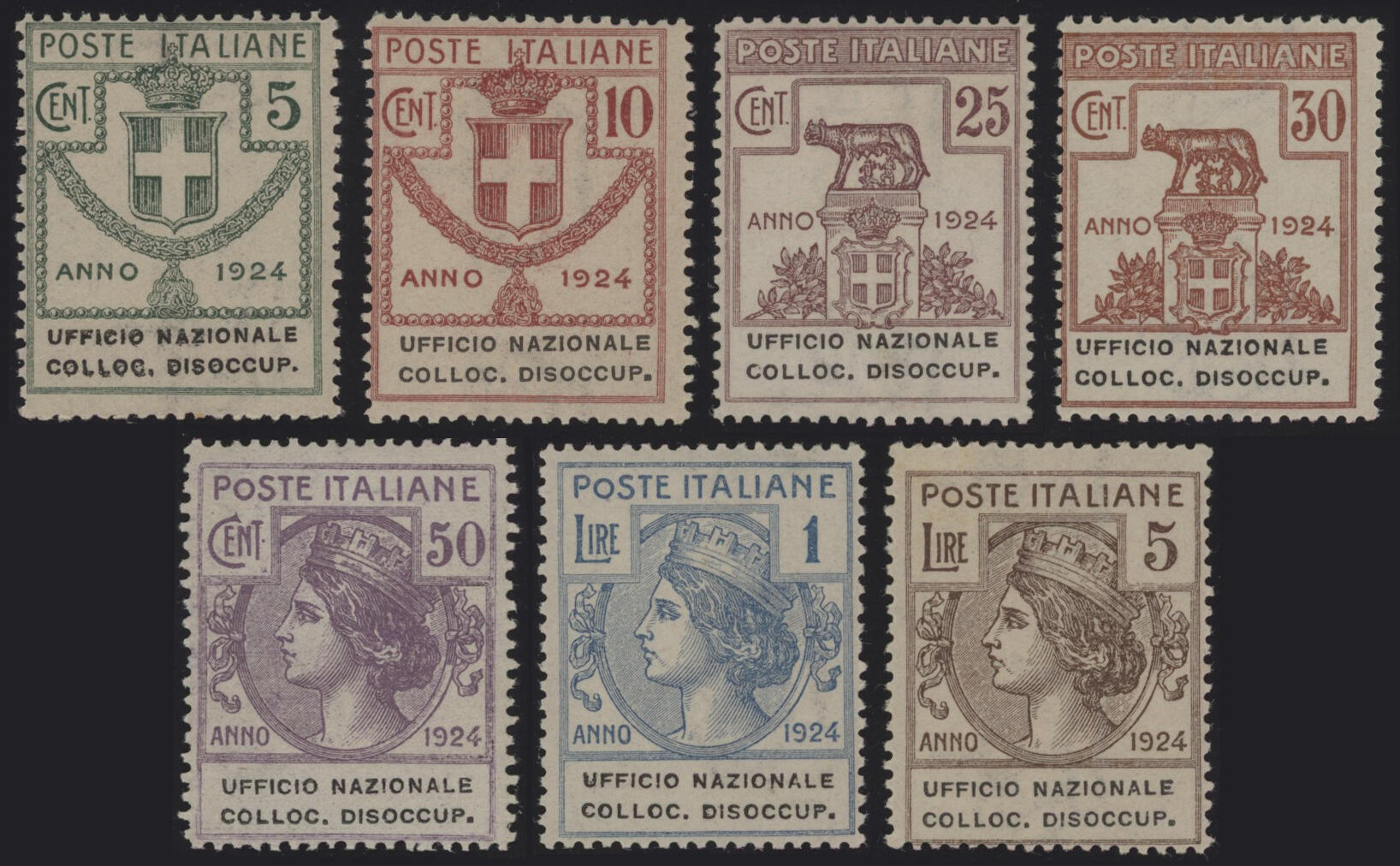 Enti Semistatali 1924 - Ufficio Nazionale Colloc. Disoccup., ES n° ...