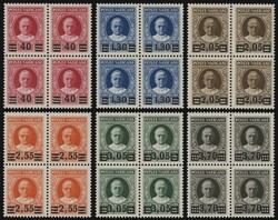 §1934 - Provvisoria#, n° 35/40, in splendide quartine di eccellente ...