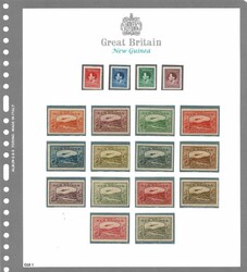 §1939 - Australia New Guinea - Giorgio VI#, SG n° 212/25, 14 valori ...