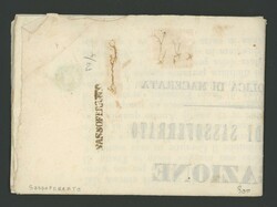 §1854# - §Sassoferrato #in nero, su stampa, "Abilitazione Legale, ...