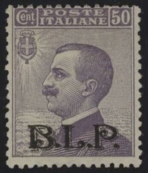 §1922 - B.L.P. II tipo 50 cent. violetto#, n° 10, ottimo, nuovo con ...