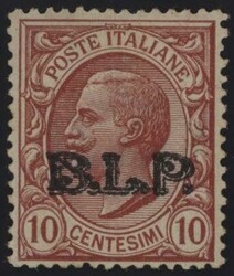 §1923 -# §Soprastampa del III tipo, 10 cent#., BLP n° 13, ...