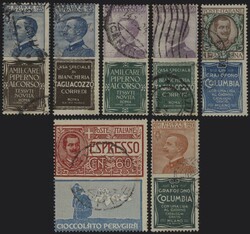 §1924 - Pubblicitaria#, n° 1/21, ottima serie usata con annulli ...