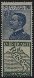 §1924 - Reinach 25 centesimi#, Pubb n° 7, ottimo, gomma integra e ...