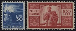 §1945/48 - Democratica#, n° 543/65, eccellente, tutti freschissimi, ...