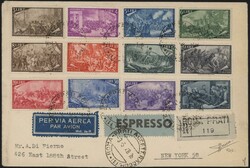 §1948 - Risorgimento#, n° 580/91, serie completa di posta ordinaria ...