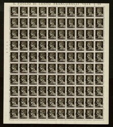 §1945 - 10 cent. bruno senza filigrana#, n° 2 (n. 5 catalogo ...