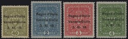 §1918 - Francobolli d'Austria soprastampati# n. 1/17, ottimi, ...