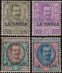 §1905 - Sovrastampati#, n° 3/13, ottima/eccellente, 8 esemplari su ...