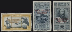 §1932 - EGEO - Garibaldi, giro delle 14 isole + la PA#. Certificati ...