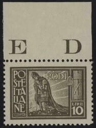 §1929 - Ordinaria dentellata 11#, n° 3/11, eccellente/eccezionale, ...