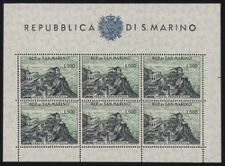 §1958 - Panorama 500 Lire#, BF n° 18, ottimo, 2 mm più largo