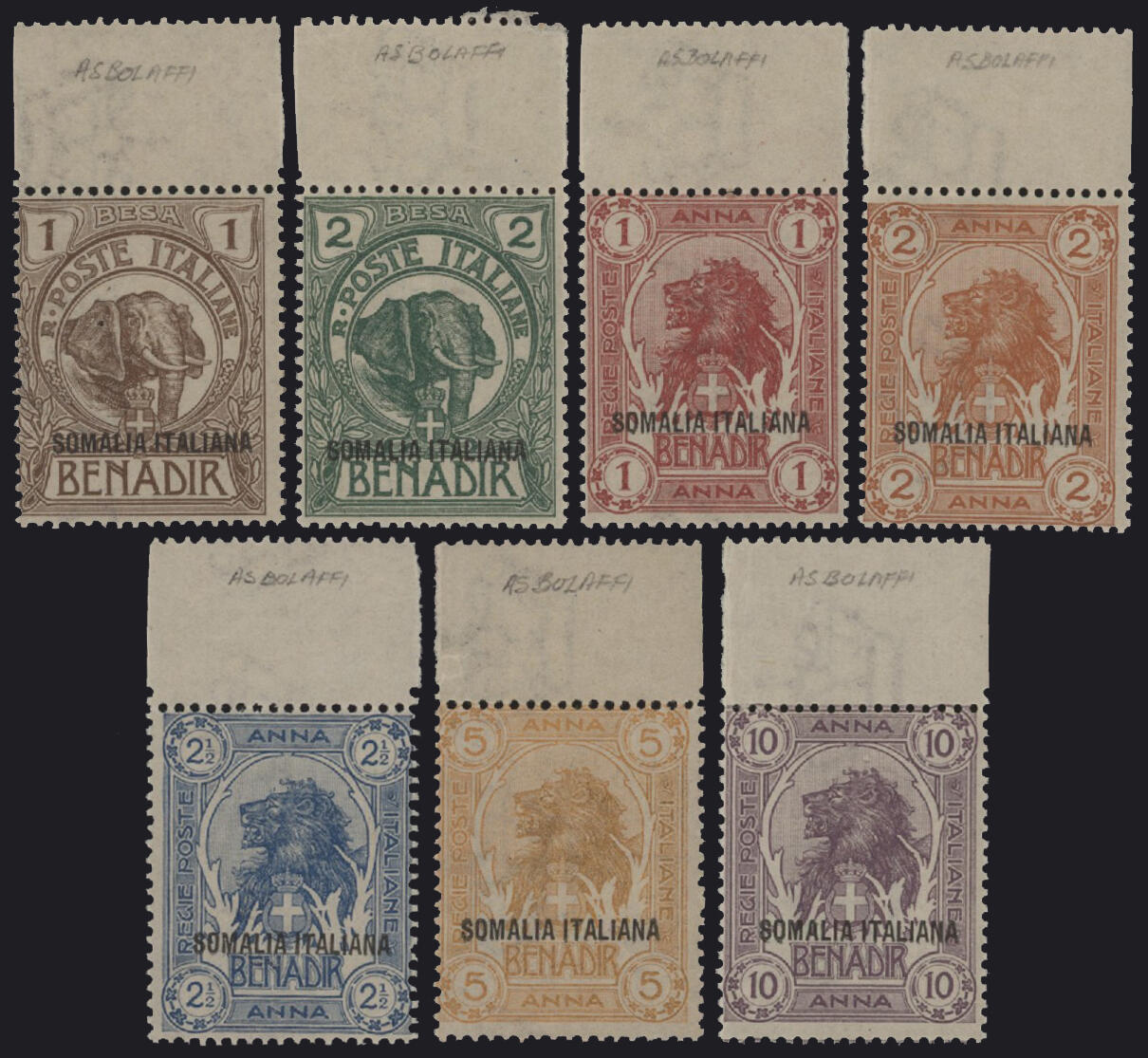 §1921 - Non Emessa,# n° 23A/G, eccellente/eccezionale, tutti bordo ...