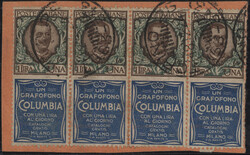 §1924 - Grafofono Columbia 1 Lira#, Pubb n° 19, straordinaria ...