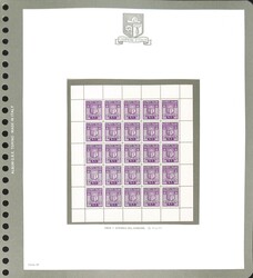 §1944 - Stemma del Comune#, n° 1/5, serie completa in splendidi ...