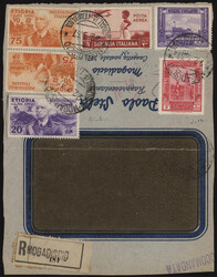 §1937 - Effige di Vittorio Emanuele III di Etiopia#, n° 2+6(x2) + ...
