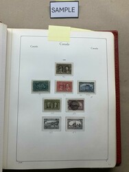 Canada four volume KA-BE hingeless album collection, 1859-2010, ...