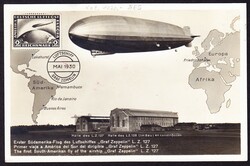 1930 Zeppelin Rundfahrt, gestempelt Romanshorn 16.V.30 ...