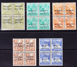 5670: Switzerland League of Nations SDN - Official stamps