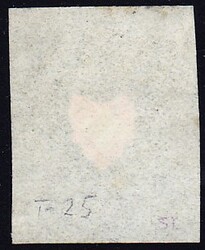 1850 Rayon dunkelblau ohne KE, Type 35, voll bis breitrandig. Breite ...