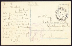 1919 AK Strassenszene in Konstantinople mit Stempel: Field Post ...