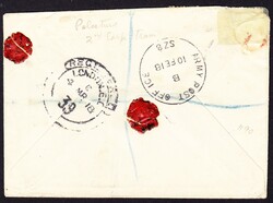1918 R-Brief Field Post Office 94 mit 2p Frankatur nach London. ...