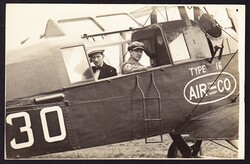 1919 ungelaufene real Photo Ansichtskarte, Flieger bei Harrogate. ...